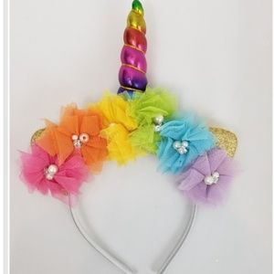 Floral unicorn headbands